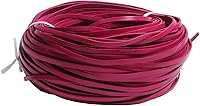 Vista 12 de Cuerda de cuero genuino de 21 yardas, cuerda plana de cuero trenzado para hacer joyas, collares, pulseras, cordones de zapatos, correas de bolsa