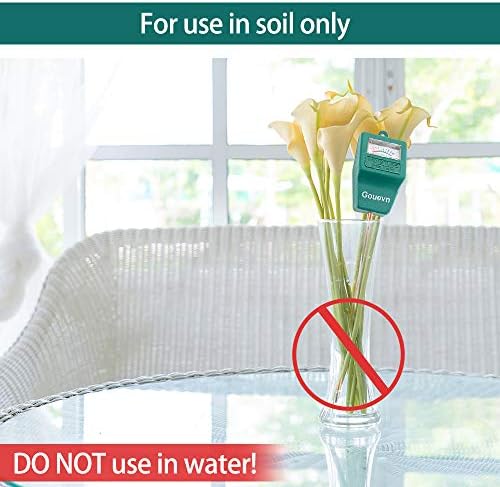 Gouevn 2pack Soil Moisture Meter, Hygrometer Soil Plant Water Meter, Plant Moisture Meter Indoor & Outdoor for Potted Plants, Lawns, Succulent (No Batteries Required) - 4