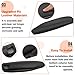 TTCR-II Compatible with 2004-2016 Land Rover Discovery LR3 LR4 Seat Armrest Handle Leather Cover, 2 PCs for 2005-2013 Range Rover Sport W/Foam Seat Armrest Covers Freelander-2 2007-2015 (Black)
