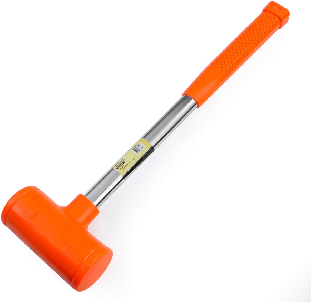 20" 6-LB Pound Dead Blow Orange Deadblow Face Buck Shot Shock Absorbing Hammer,Jikkolumlukka