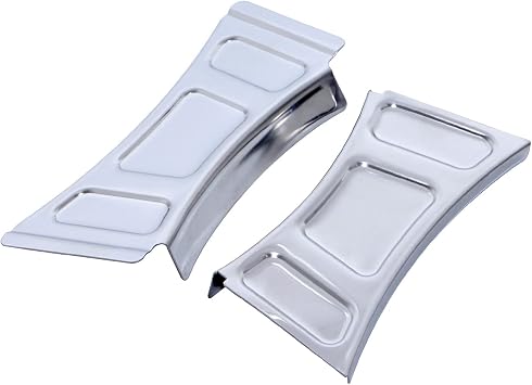 Chrome Metal Frame Down Tube Cross Brace Covers for Harley Touring Street Glides Road Glides Road Kings Trikes 1999-2013