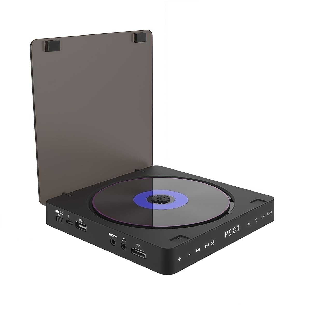 XUMIUZIY Lecteurs DVD pour TV avec HDMI, Lecture Toutes Régions et Multi-formats, Lecteur CD/DVD HD 1080P avec Télécommande et Port HDMI/AV/USB, Prise en Charge NTSC/PAL