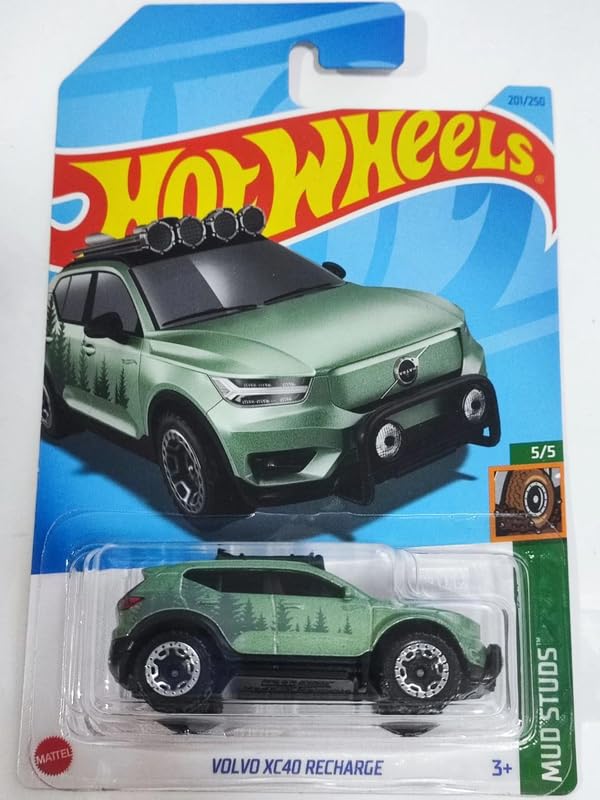 Hot Wheels Mud Studs Volvo XC40 Recharge 1:64 Scale (Green) (B0CDH5P4HG) Amazon Price History, Amazon Price Tracker