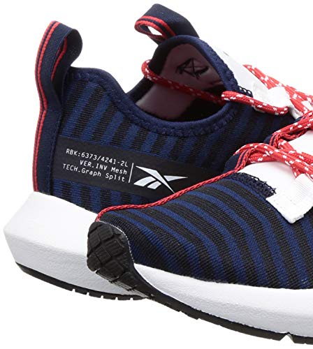 Image of Reebok Unisex-Child Sole Fury Collegiate Navy /Red /White Running Shoes-6 UK (FW0570)