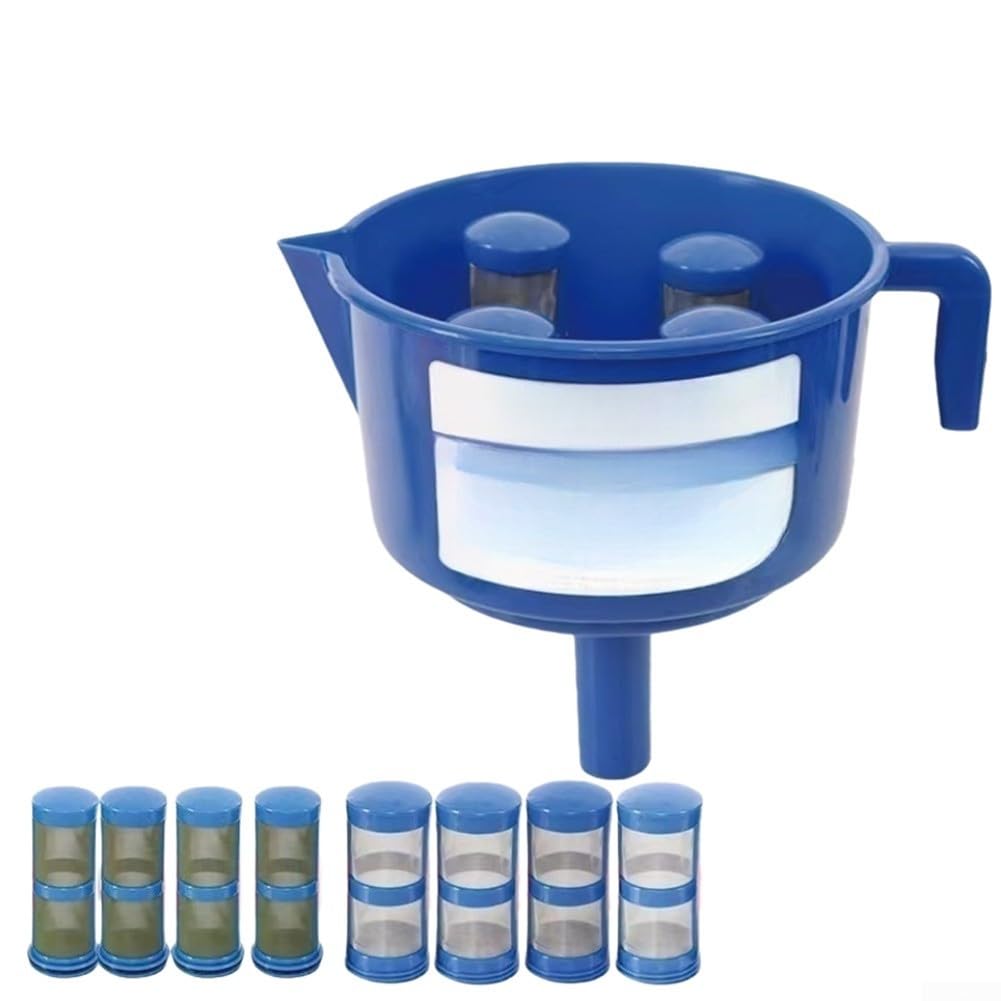 Imbuto separatore olio-acqua per sistemi di alimentazione diesel con 4 elementi filtranti sostituibili a doppio strato per una maggiore potenza di filtrazione