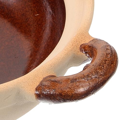 Pot Argile 500 Ml pour Ragoûts et Soupes - Casserole Résistante Traditionnelle