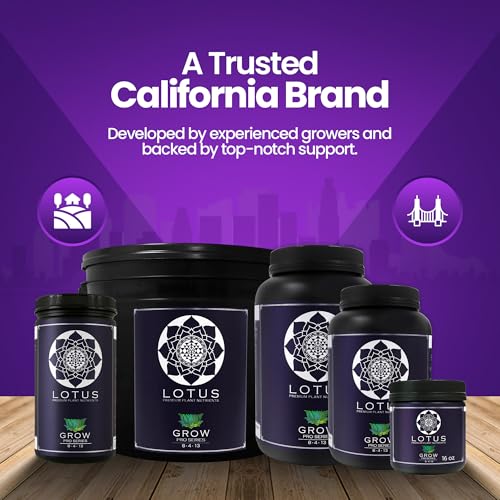 Lotus Nutrients Grow Pro Series fertilizante en polvo 16 oz miniatura 3