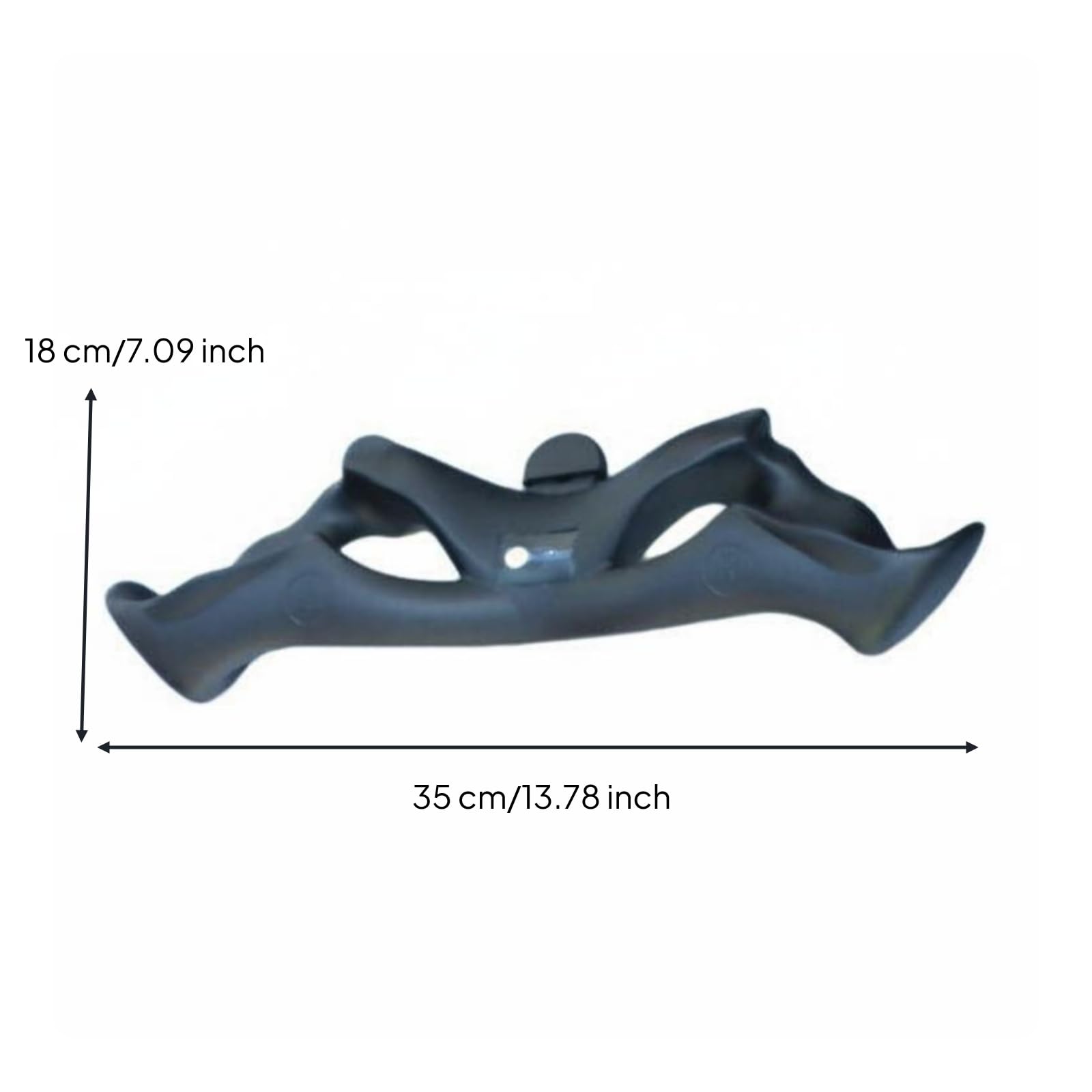 TISHITA Fitness Trainingsgriff Latzug Kabelzughandgriff Rudergriff Zuggriff Ergonomische Handpositionen mit Beschichtetem Stahl PVC für Rücken Arme Schultern , Fitness-Rückhand-Latzzug-Enggriff