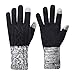 Winter Warm Knit Gloves for Women, Wool Touchscreen Texting Thick Gloves for Beanies Matching by REDESS