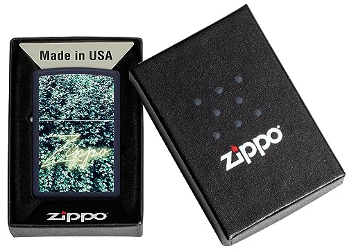 Image of Zippo Design Navy Matte Pocket Lighter