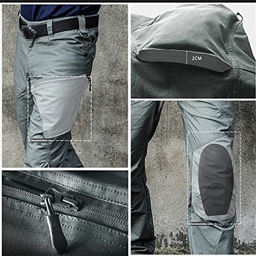 Pantalon de trekking militaire homme robuste à poches multiples S