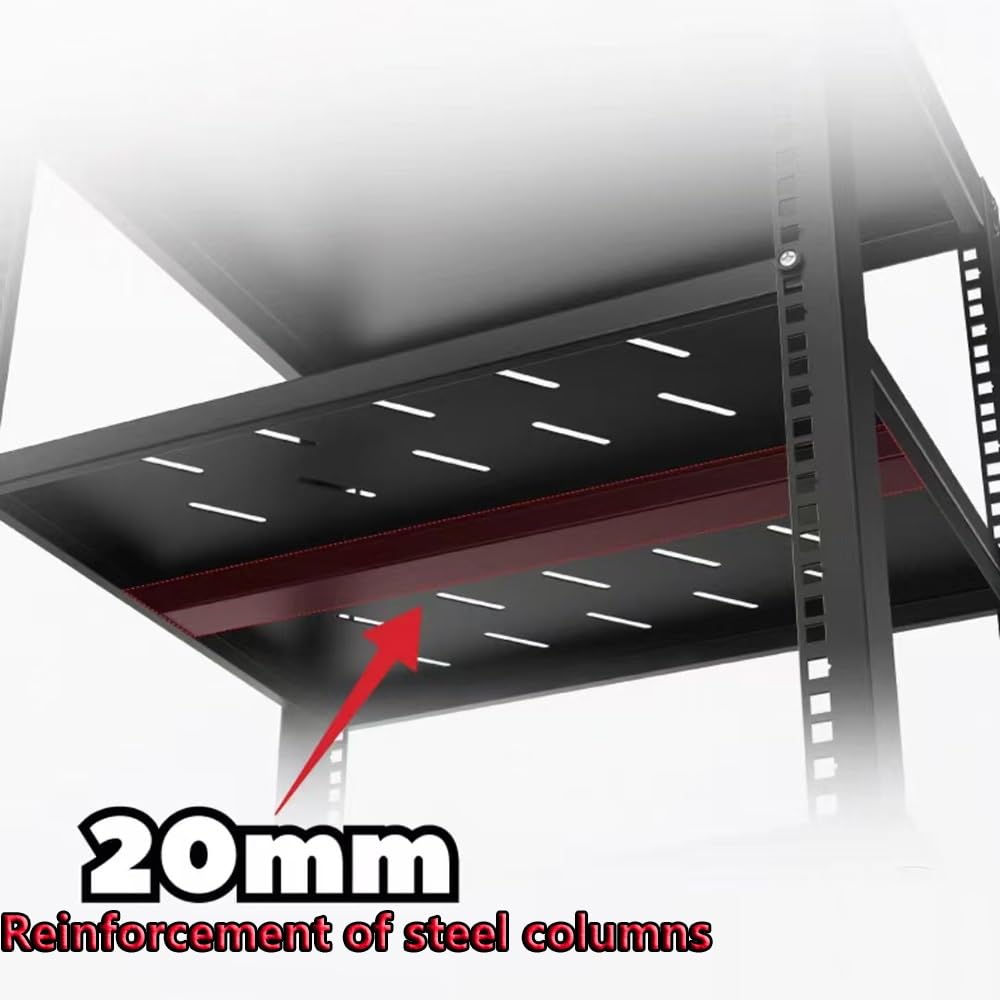 Support audio HiFi réglable en métal avec roulettes pour composants multimédias AV - Rangement de matériel audio mobile (H81,8 cm)