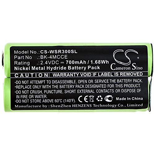 XSPLENDOR XSP Replacement Battery for Waterp/ik Sensonic Plus SR-3000, 900 Sonic Toothbrush, Sensonic Plus SR-3000E PN BK-4MCCE