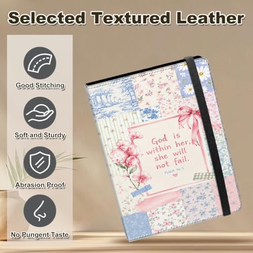 Image of Photo Album 4x6 120 Photos with Strong Elastic Band, Floral Collage | Large Capacity Premium Leather Picture Album, Portable Wallet Albums Photo Book for Family Anniversaries Wedding Baby