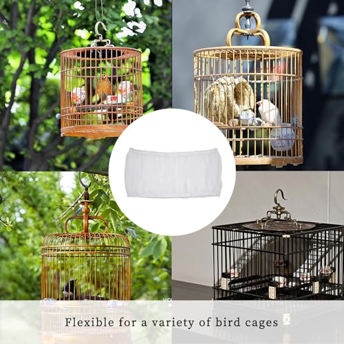 Vogelkäfig Abdeckung,Vogelkäfig Netz,Vogelkäfig Zubehör,Vogelkäfig Samenfänger,Schutznetz Für Vogelkäfig,Käfigabdeckung Belüftet,Abdeckungen Für Vogelkäfige Für Käfige Mit Einem Umfang Von 140-220cm