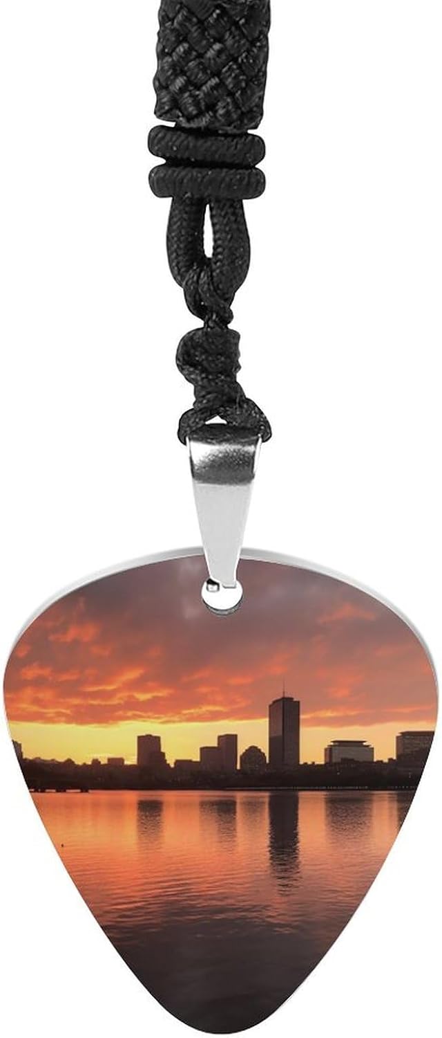 Guitar Pick Necklace Personalized Music Jewelry Bass Accessories