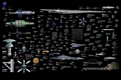 Star Wars Stargate Firefly Battlestar Andromeda Spaceships Movie Film Poster Fabric Silk Poster Print B0220-24