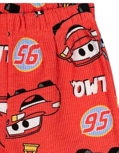 Image of Disney Boys' 2-Piece Tee and Shorts Set for Baby & Kids | Elastic Waistband Shorts, Soft Waffle Knit, Machine Washable