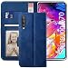 Produktbild YATWIN Handyhülle Kompatibel mit Samsung Galaxy A70 Hülle, Klapphülle Samsung A70 Premium Leder Brieftasche Schutzhülle [Kartenfach] [Magnet] [Stand] Handytasche Case für Samsung Galaxy A70, Blau