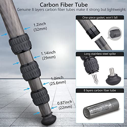 carbon fiber camera tripod Package product image
