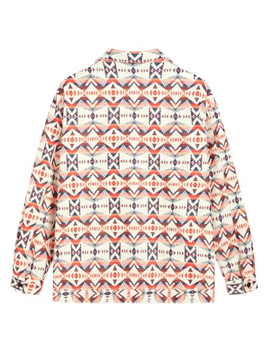 Image of ZAFUL Unisex Plaid Flannel Shirt Jacket Button Down Long Sleeve Pocket Coat Outwear | Mens Fall Clothes Lightweight Long Sleeve Button Down Flap Pocket Jacket Tops for Fall&Winter 2026