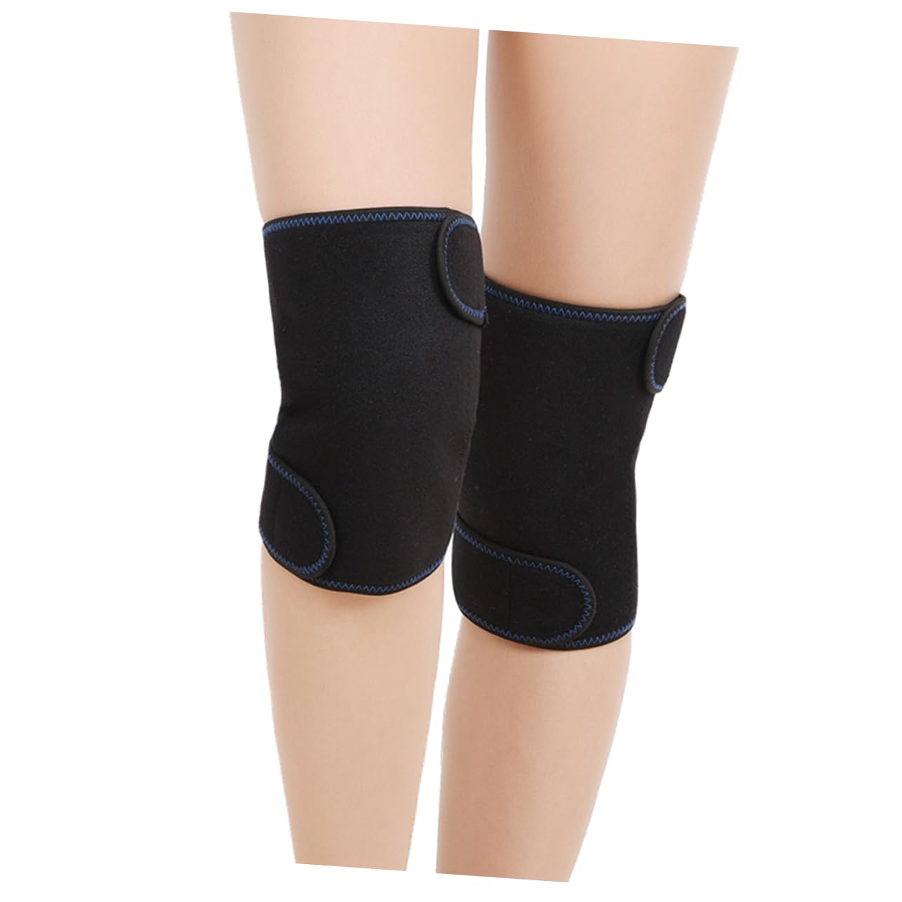 FRCOLOR 1pair Tourmaline Thermal Knee Guard Self-heating Magnetic Support Pads for Joint Warmth Fit for Men and Women for Muscle and Injury Prevention