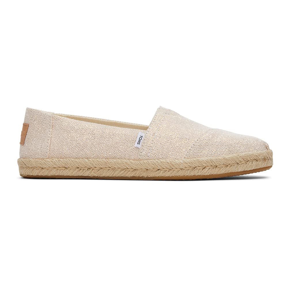 TOMS Women's Alpargata Rope Loafer Flat, Pink, 3.5 UK