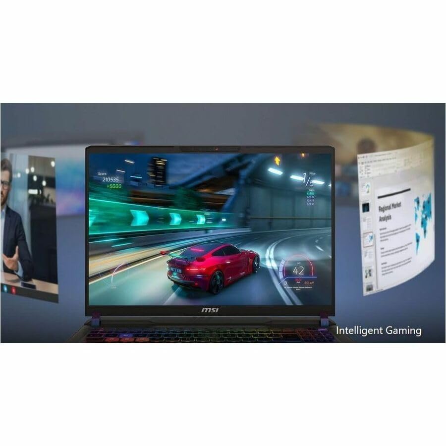 Image of MSI Vector 16 HX AI A2XW Vector 16 HX AI A2XWIG-420US 16 inch Gaming Notebook - QHD+ - 240 Hz - Intel Core Ultra 9 275HX - 32 GB - 1 TB SSD - Cosmos Gray