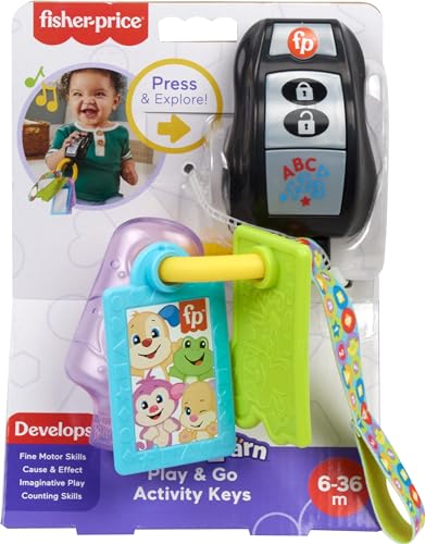 Fisher-Price Laugh & Learn Play & Go Activity Keys Baby Toy - image 6