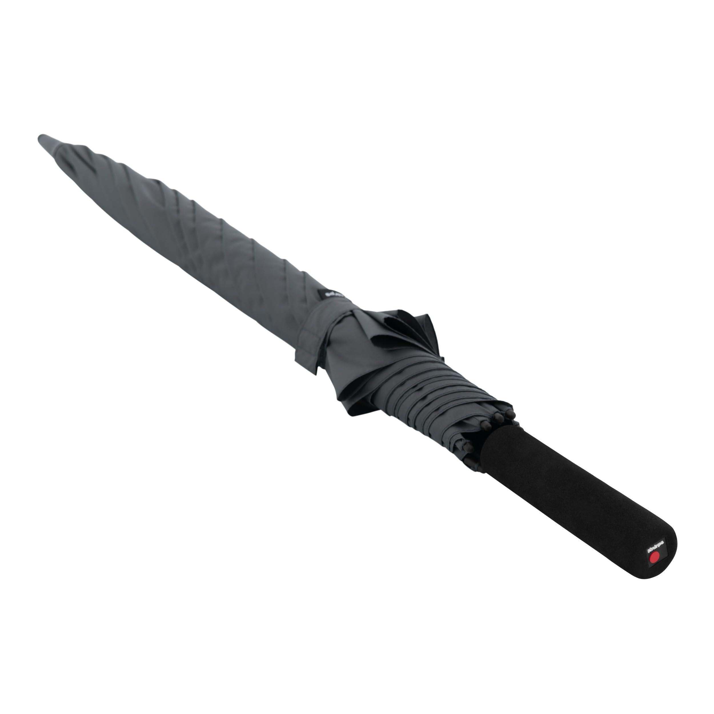 Knirps C.900 Light XXL paraguas grande en gris oscuro I paraguas manual ligero y estable I paraguas de pareja con ø 122 cm I a prueba de viento I paraguas de golf con mango antideslizante