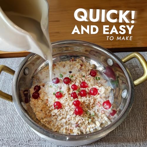 Image of NutriOrg Rolled Oats 1.5kg (Pack of 3 * 500) | Organic & Gluten Free | High Protein & Fibre Rich | Easy to Cook | Fitness Management