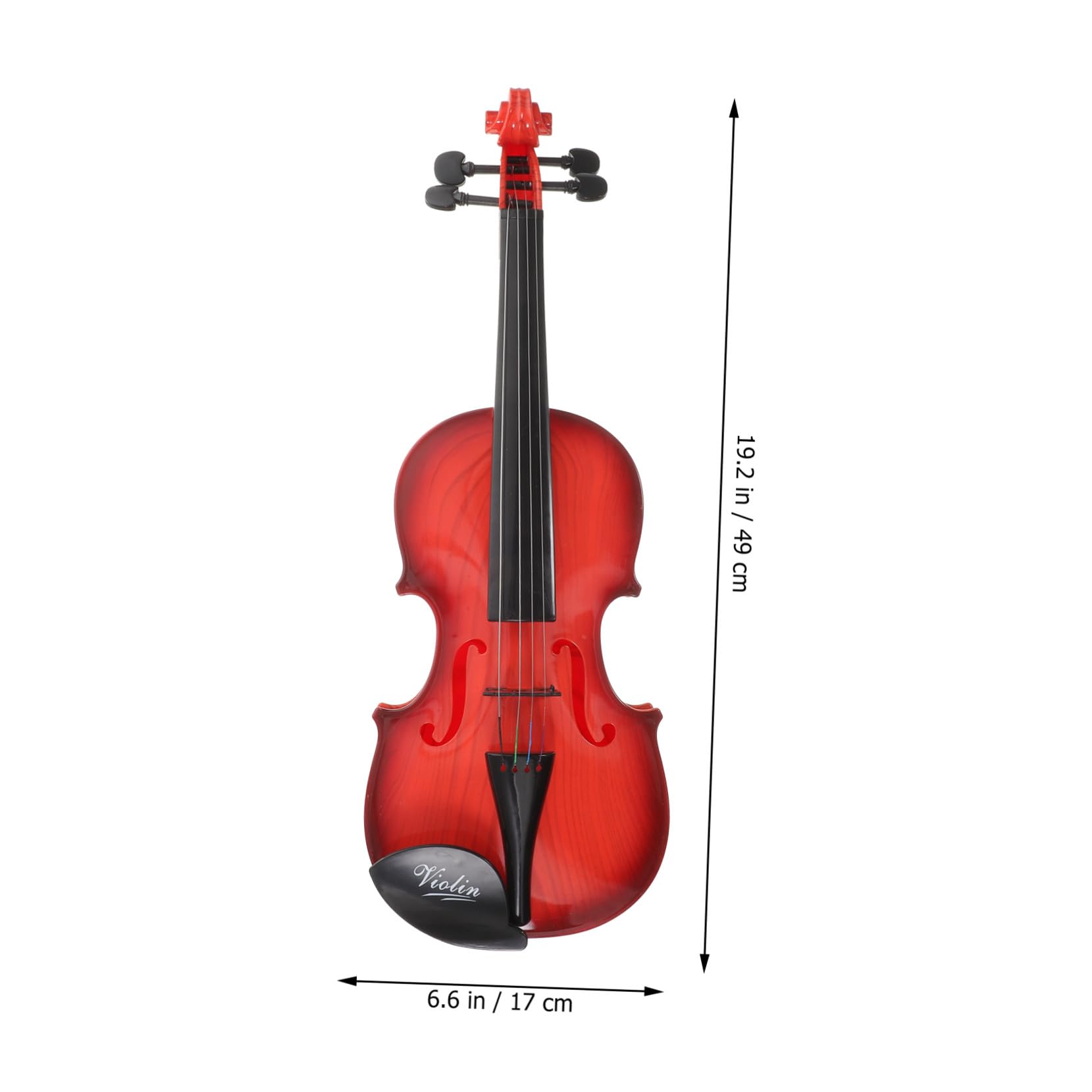 Didiseaon Violino Giocattolo Per Bambini Principianti in Plastica Sicura, Piccolo Strumento Musicale Educativo Per Sviluppo Capacità Sonore e Gioco Didattico, Regalo Compleanno Bambini