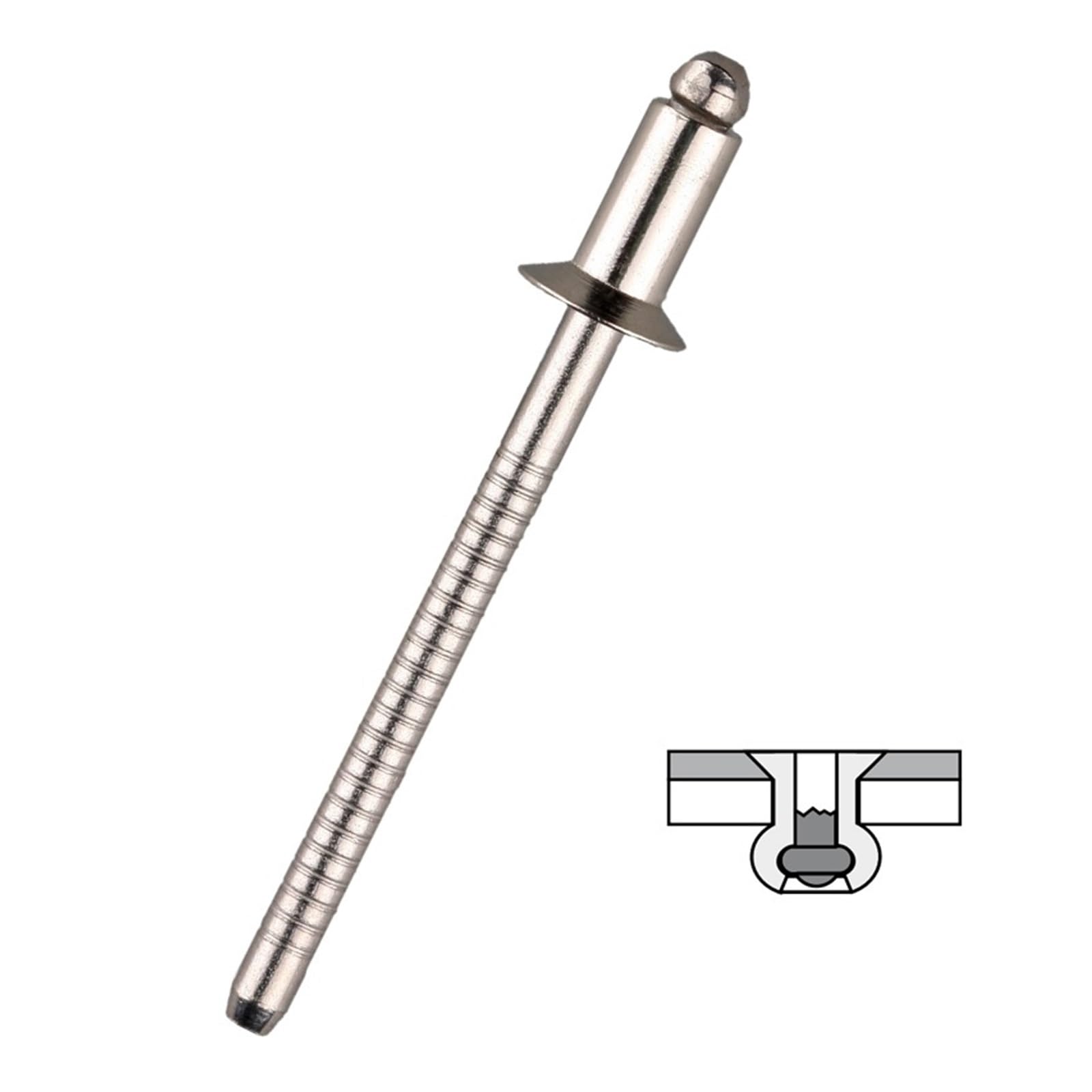 Stainless Steel Countersunk Blind Rivets Anti-Corrosion Rivet (Color : 30pcs, Size : 2.4x6mm)