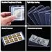 60PCS Bill Clear Holders Currency PVC Holder Transparent Bill Sleeves Currency Bill Display Holder for Regular Bills Protector Case Supplies, 6.9 x 2.95 Inch