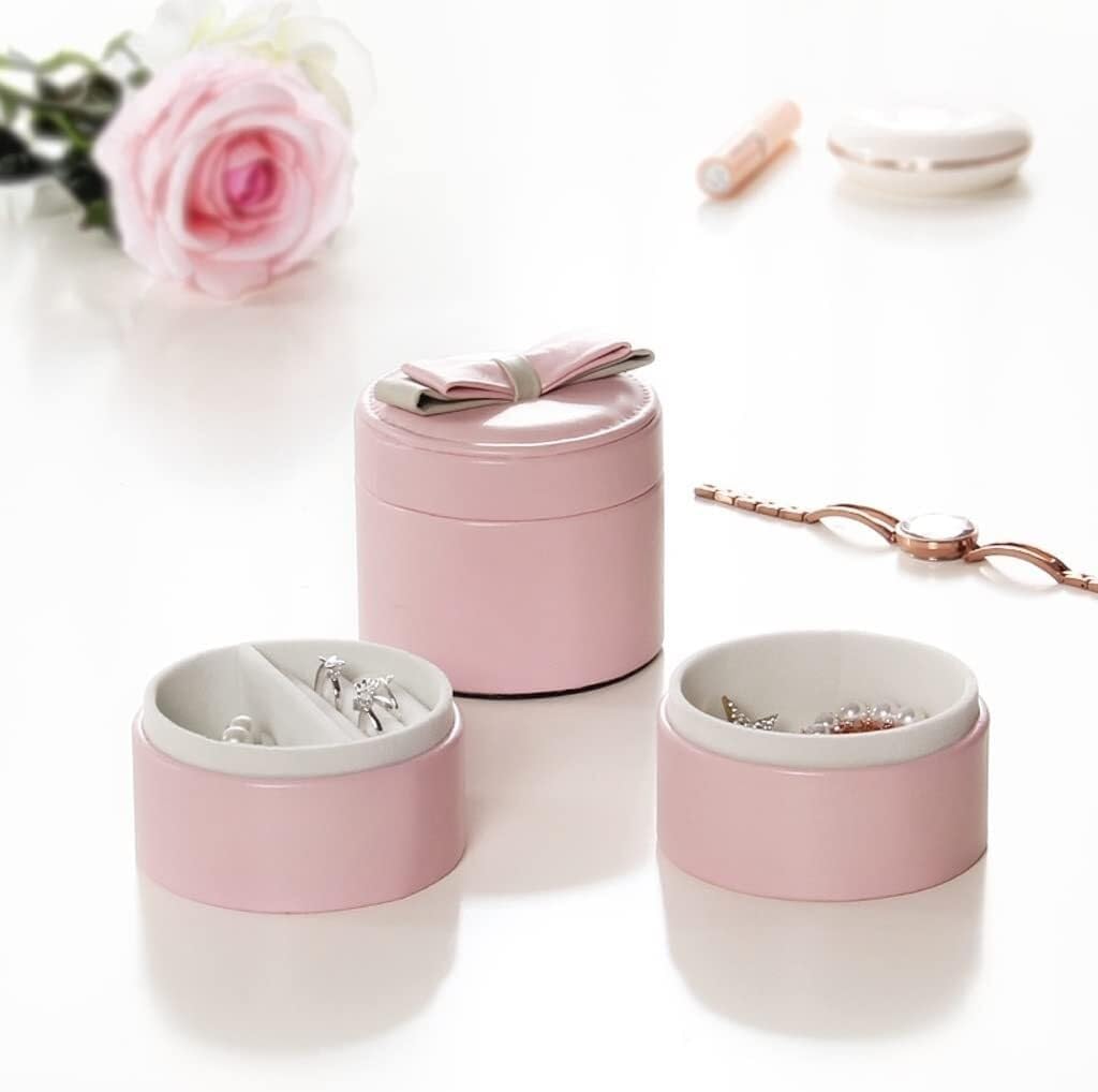 Creative Round Layered Watch Box Watch Storage Box Finishing Box Jewelry Storage Jewelry Box Cute Ladies Watch Box Jewelry Display Box