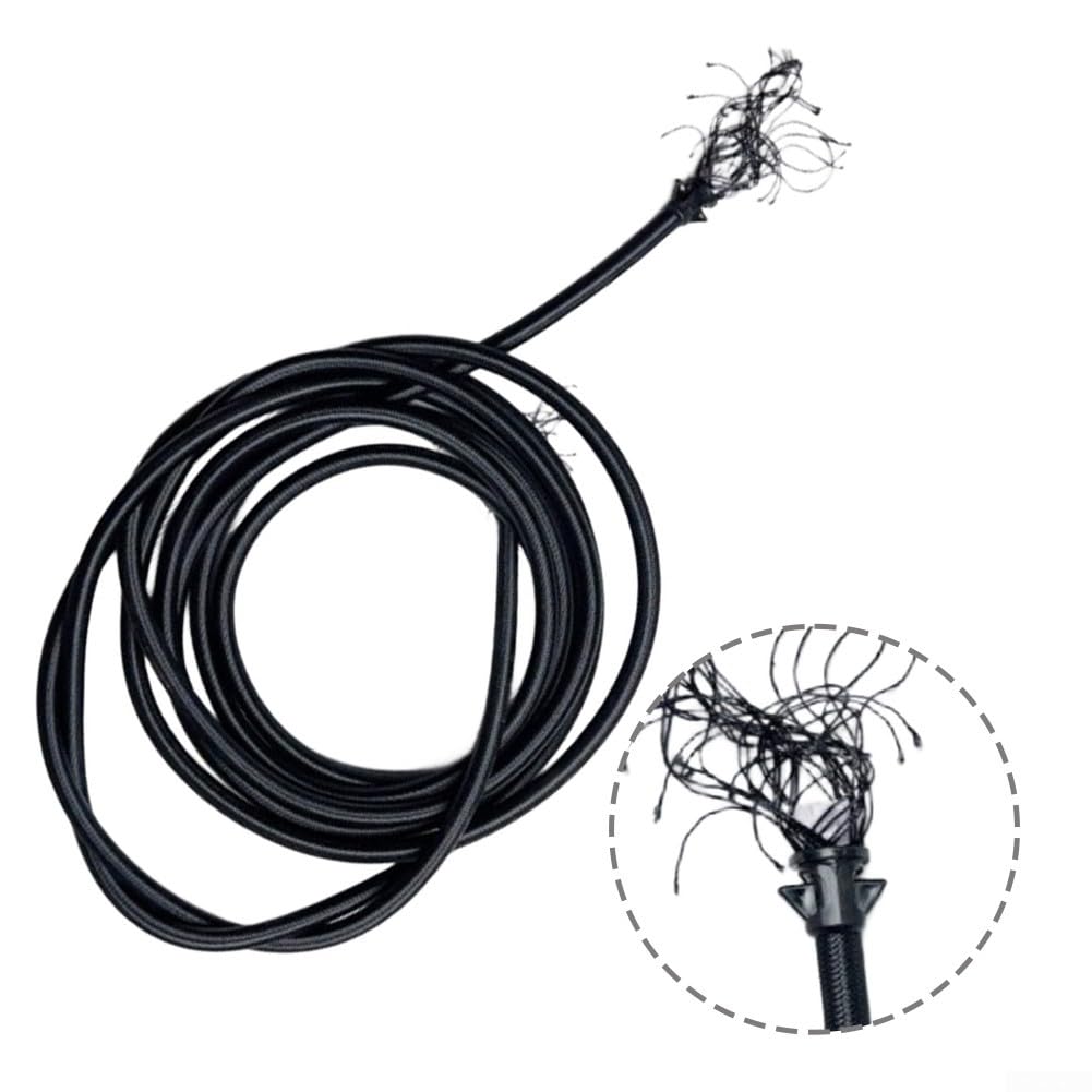 Elastischer Widerstandsgurt für Rudergeräte, 4 Meter x 8 mm, Nylon-Latexschnur, kompatibel mit den meisten Rudergeräten zu Hause