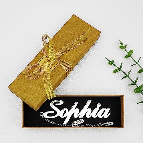 Custom Name Bookmark Personalized Stainless Steel Name Bookmark Metal Bookmark Unique Gift For Book Lovers Gift For Graduation Retirement Birthday Anniversary Christmas #TOP2