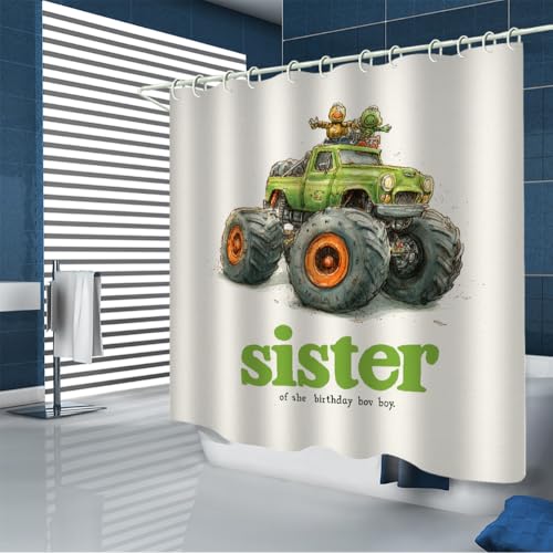 Rideau de douche Saint Patrick anti-moisissure et imperméable en polyester