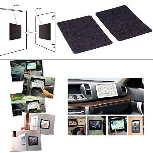 1 Inches Hook And Loop Tape 10.9 Yards (32.8 Feet) Self-Adhesive Strips Sticky Back Fastener, Black #TOP3