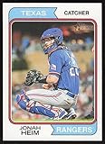 2023 Topps Heritage #326 Jonah Heim NM-MT Texas Rangers Baseball Trading Card