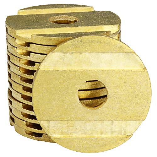 50 x Profil Wertmarke für Münzautomat und Münzzeitzähler passend z.B. für NZR 2050, Duschmünze (25mm, profiliert, gelocht)