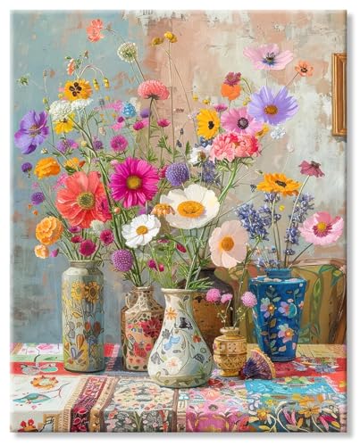 Puzzle 1000 pièces adultes fleurs jeu éducatif classique puzzles, jeu d'adresse pour toute la famille, magnifique décoration puzzle et cadeaux 70 x 50 cm