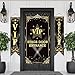 3 Pcs VIP Party Decorations VIP Stage Door Entrance Movie Night Banner Porch Sign Star VIP Stage Door Porch Banner Movie Theme Doors Cover for Movie Night Music Award Night Party Supplies