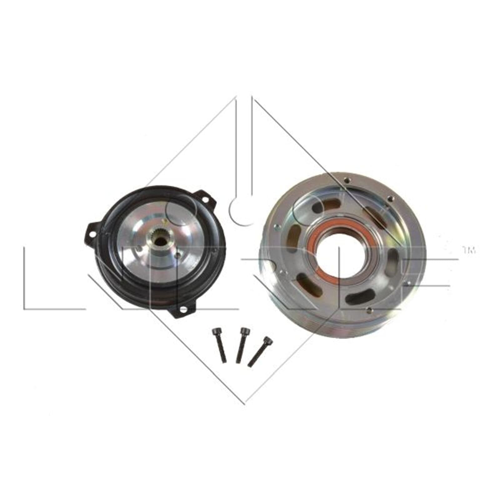 NRF Innesto elettromagnetico, Compressore clima 380043 | 380043 adatto per A3 TT Alhambra Altea