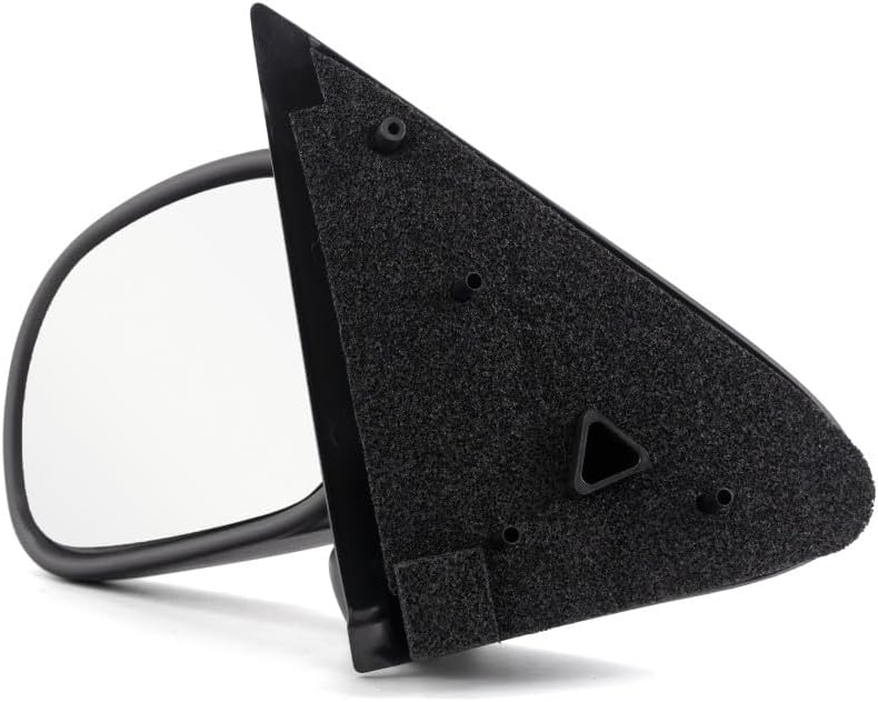 For Ford F-150 1997 98 99 00 01 2002 Door Mirror Driver Side | Manual | Rectangular | Black | Pickup | Replacement For 1L3Z 17683 GAA | FO1320132
