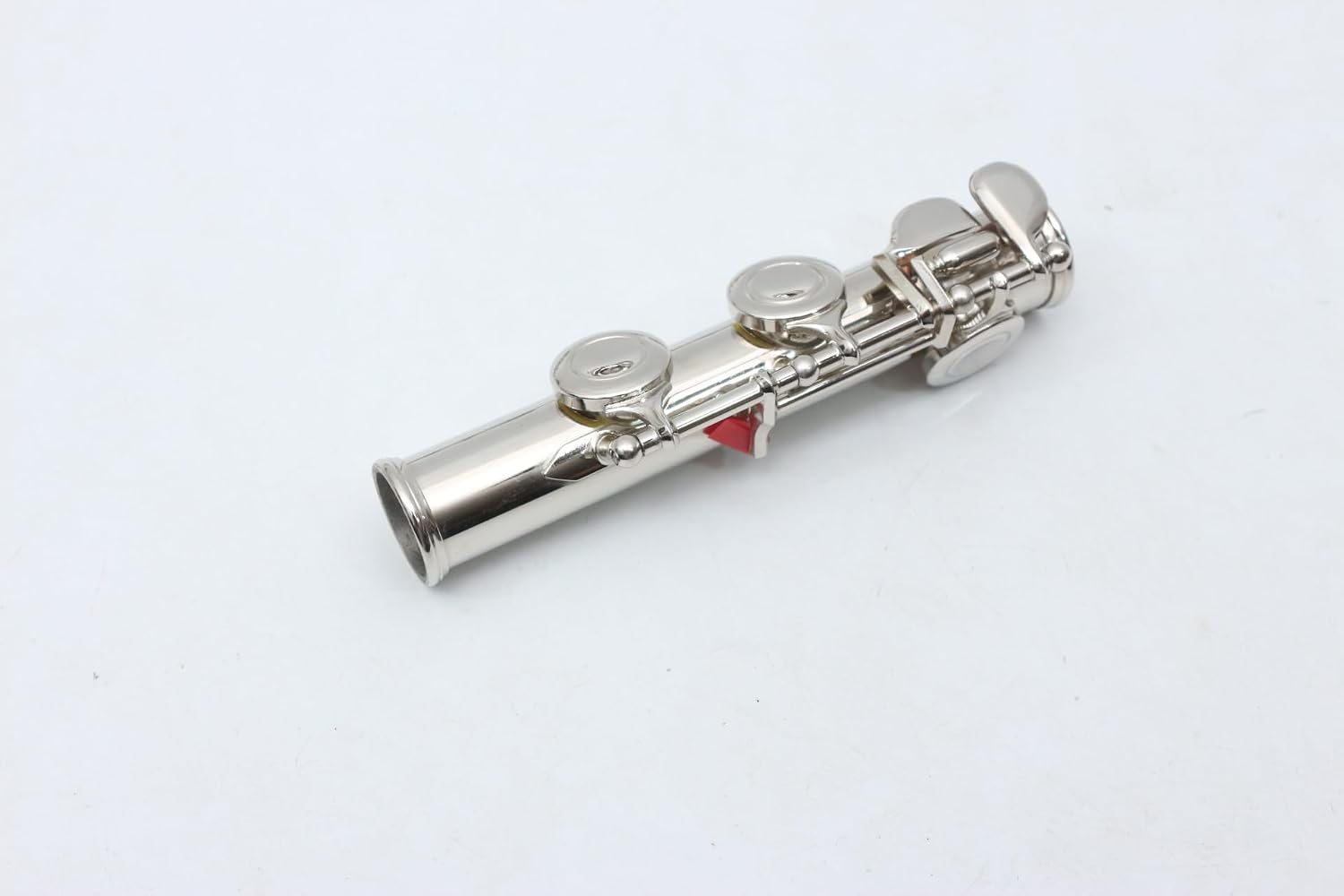 Yinfente 16 Hole C Flute With Gloves, Cleaning Rod, Case, Tuning Key and Extra Reeds - Nickel Silver Body, Closed Hole, For Student and Beginner