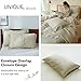 Simple&Opulence 100% Washed Linen Duvet Cover Set 5pcs(1 Duvet Cover& 2 Shams& 2 Pillowcases) Basic Style Natural French Flax Soft Breathable Farmhouse Bedding (King, Linen)