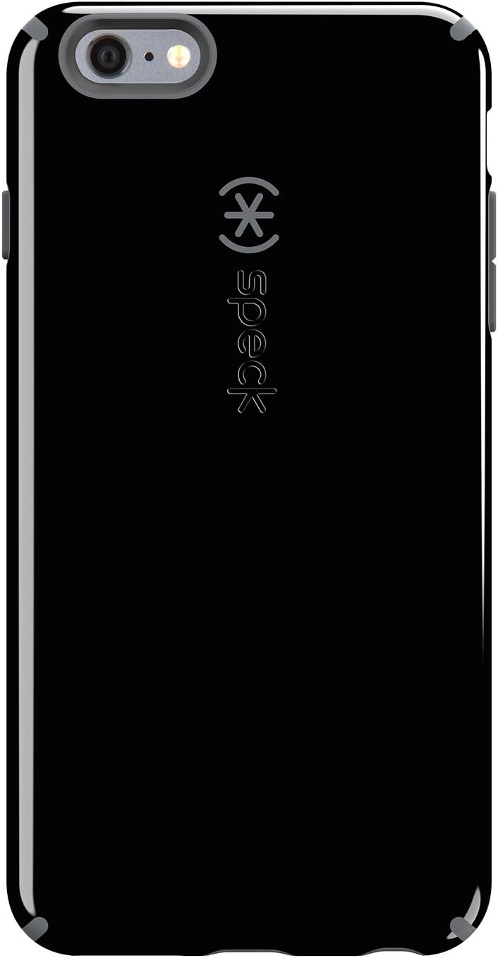 Speck Products CandyShell Case for iPhone 6 Plus/6S Plus - Retail Packaging- Black/Slate Grey