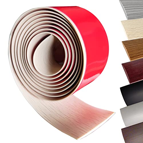 Bande de transition de sol souple pour réparation de seuil de sol stratifié beige 2 m