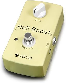 JOYO Boost Pedal Classic Circuitry up to 35dB Clean and Clear Boost for Electric Guitar Effect - True Bypass (Roll Boost JF-38)